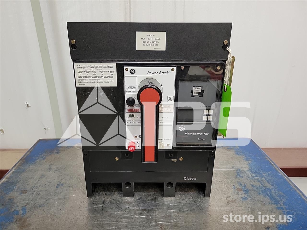 1600 Amps GE Thp Power Break Mo/bi (thp16) Mvt Plus Lshg, 1600 Amps Ct, 1600 Amps Rp - Image 1
