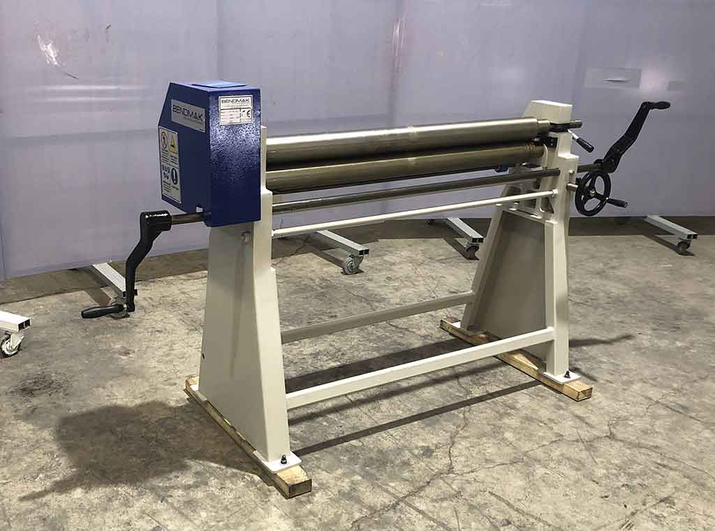 4' x 11 gauge Bendmak #CY90-12/3.0, manual initial pinch rolls, 3.54" diameter rolls - Image 2