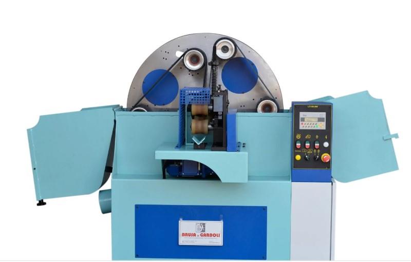 Garboli #LT-130, Feed-Thru stroke Sander, 127 mm diameter, 6000 mm length, 2000 x 120 mm abrasive belts - Image 2