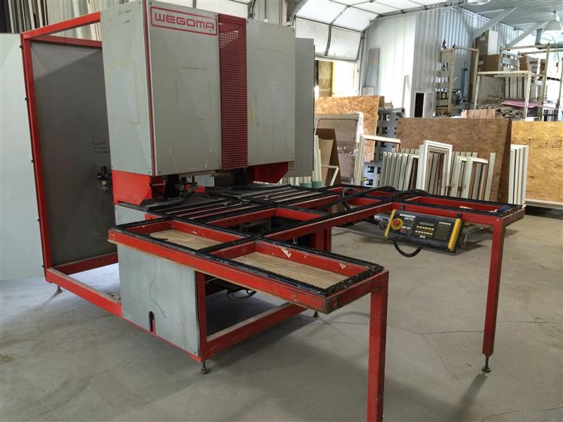 Wegoma #WP-4AS, CNC Corner Cleaner, cleaning weld beads on 90 deg inner & outer corner, 1995 - Image 2
