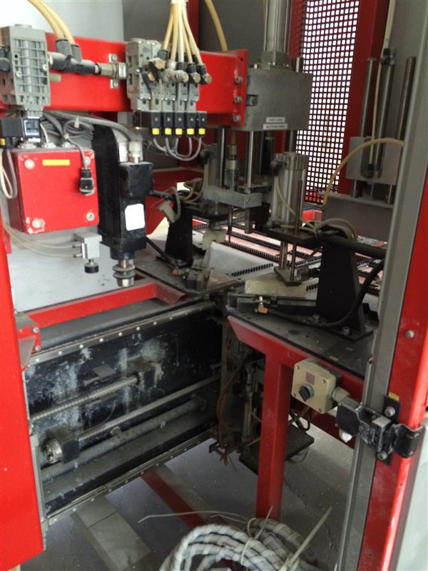 Wegoma #WP-4AS, CNC Corner Cleaner, cleaning weld beads on 90 deg inner & outer corner, 1995 - Image 4