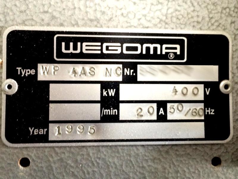 Wegoma #WP-4AS, CNC Corner Cleaner, cleaning weld beads on 90 deg inner & outer corner, 1995 - Image 8