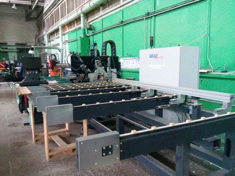 Graf #Linear-Fab-5000, Profile Machining Center, 3500 mm L x 125 mm width x 130 mm H profile, 10 bars - Image 2