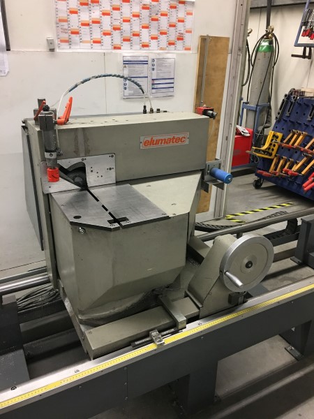 Elumatec #DG-104, Automatic Double End Miter Saw, 6000 mm bed length, 350 mm cutting length, 420 mm blade - Image 8