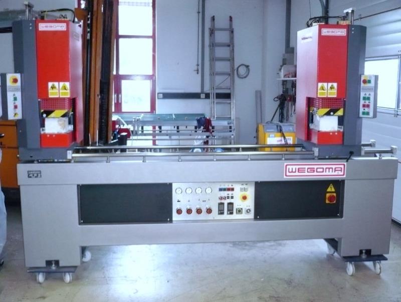 Wegoma WSA2-WPA4, Window Line, 50+ units/8hrs. shift, 2-head horizontal welder, cleaning machine, 2008 - Image 2