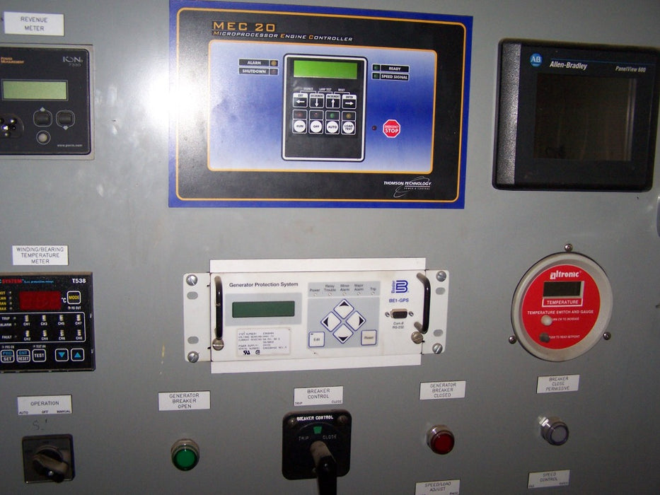 1000 KW Hyundai, Induction generator set, S/N 31839rmh1810001 - Image 4