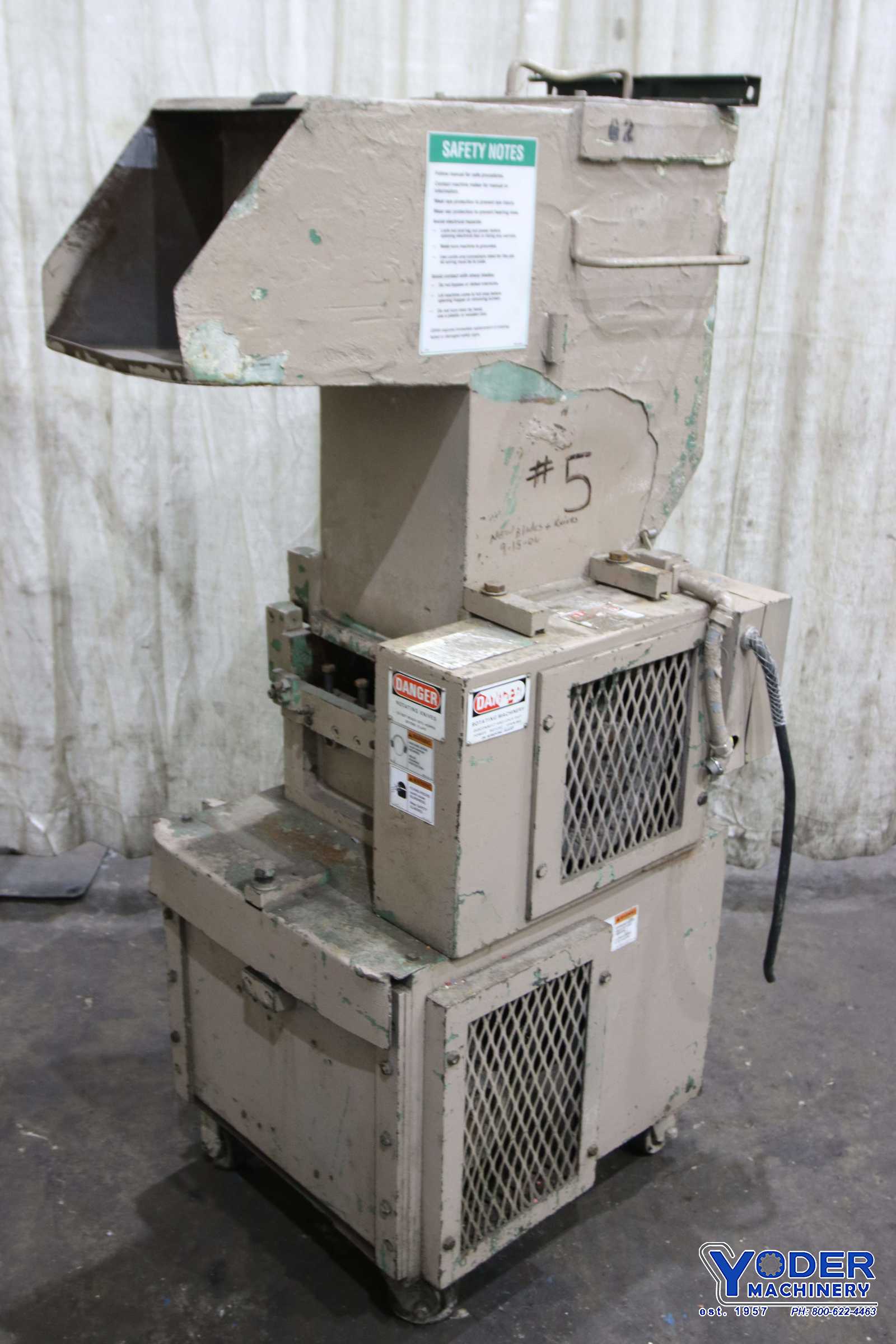 12" x 11" Cumberland #10X12, granulator, 53" feed height, scrap drawer, 7-1/2 HP, #71341 - Image 8