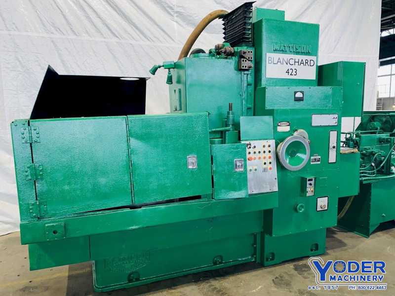 Mattison #24-42, rotary surface grinder, 42" magnetic chuck, 48" swing, 24" under wheel, 1 shot lube, tilting - Image 4