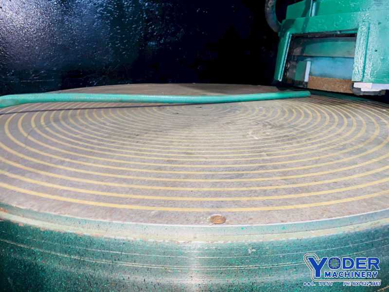 Mattison #24-42, rotary surface grinder, 42" magnetic chuck, 48" swing, 24" under wheel, 1 shot lube, tilting - Image 6