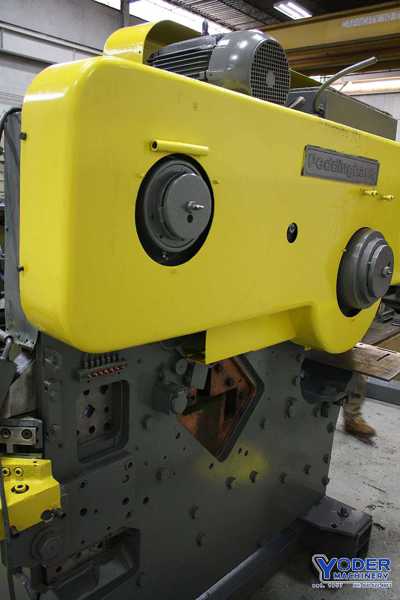 6" x 6" x 1/2" Peddinghaus #210-SUPER-20, ironworker, 105 Ton, 20" throat, shearing, notcher, 10 HP, 2 - Image 2