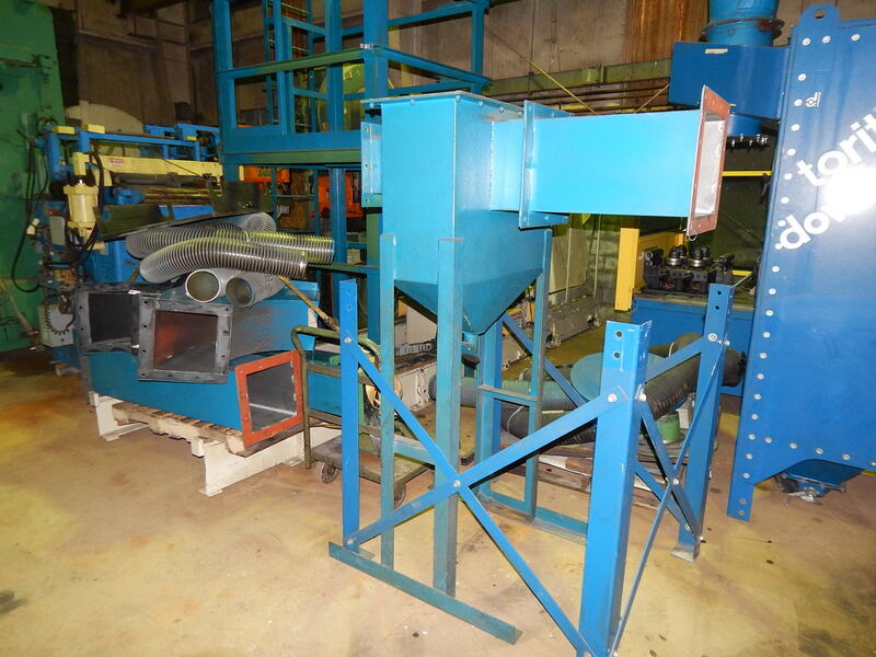 24"/42" Grit Blast System, 24"/42" dia x 36" H, 8 nozzle, media reclaim - Image 8