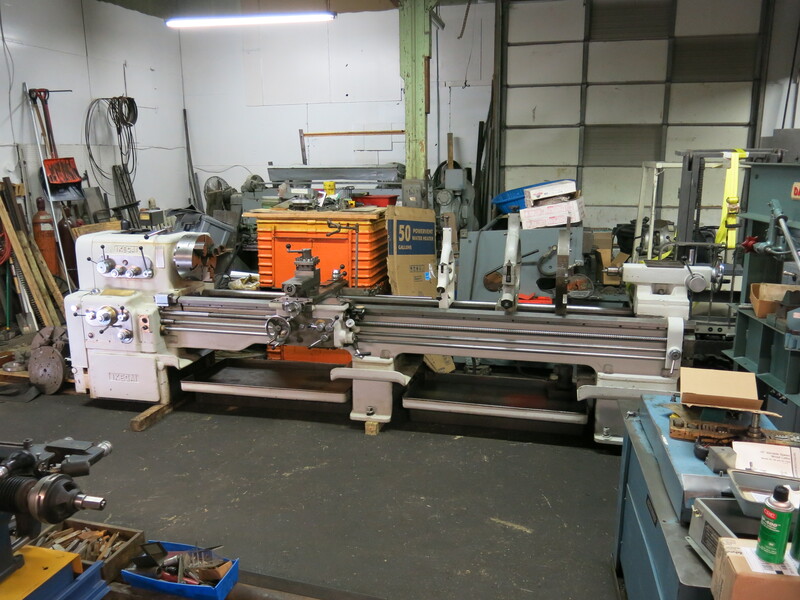 25" x 120"  Ikegai, Lathe w/Taper, 3 and 4 jaw chucks, tailstock chuck, live center, steady rests - Image 1