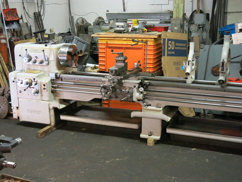 25" x 120"  Ikegai, Lathe w/Taper, 3 and 4 jaw chucks, tailstock chuck, live center, steady rests - Image 8