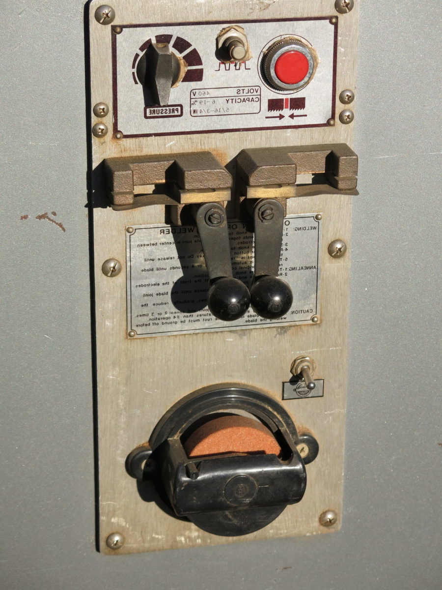 36" Marvel Spartan, Vertical Bandsdaw with Welder - Image 2