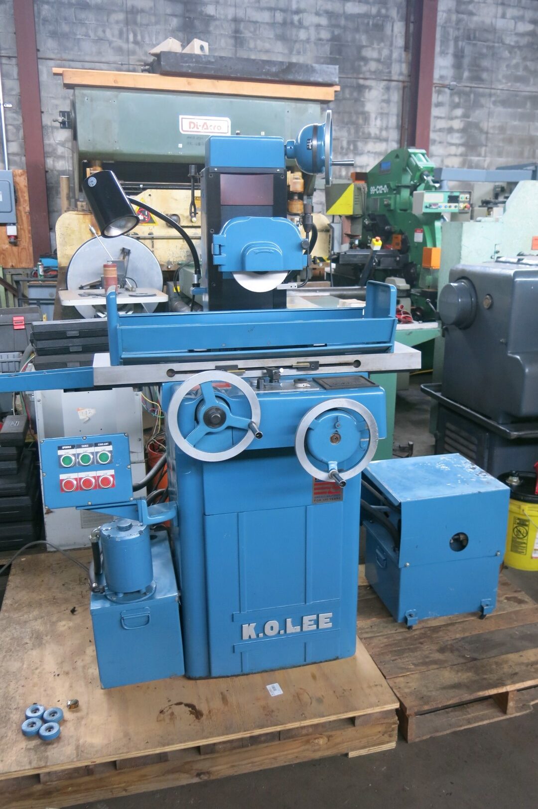 7" x 14" K.O. Lee #S714-H, hydraulic feed surface grinder, 6" x 12" electromagnetic chuck - Image 1