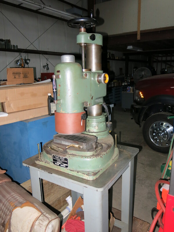 Vertical Spindle Manual Swing Grinder Far, Vertical Swing Grinder, 6" x 12" magnetic chuck, 6 diameter cup - Image 1
