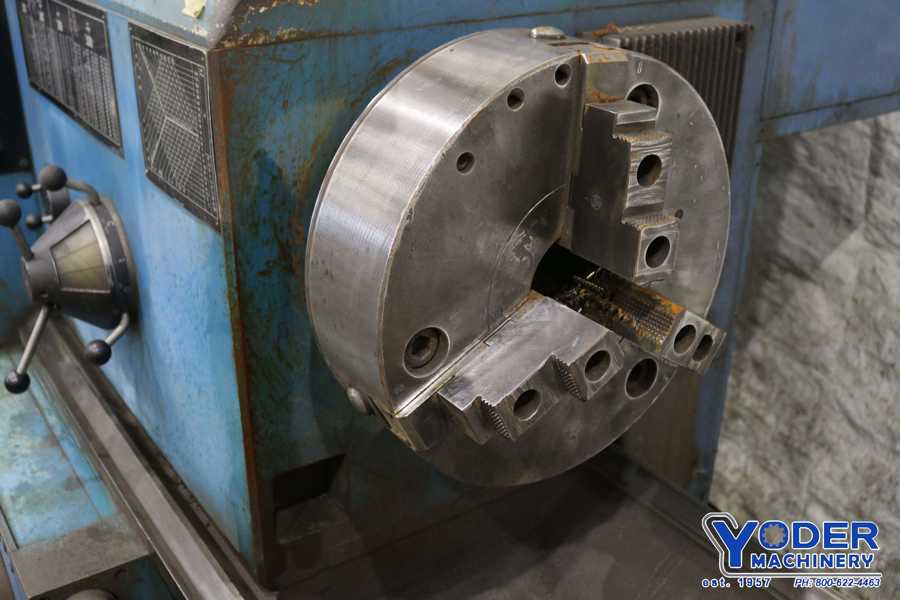 33" x 168" Hamburg #840, engine lathes, 33" swing over ways, 20" swing over cross slide, hard ways, thread - Image 2
