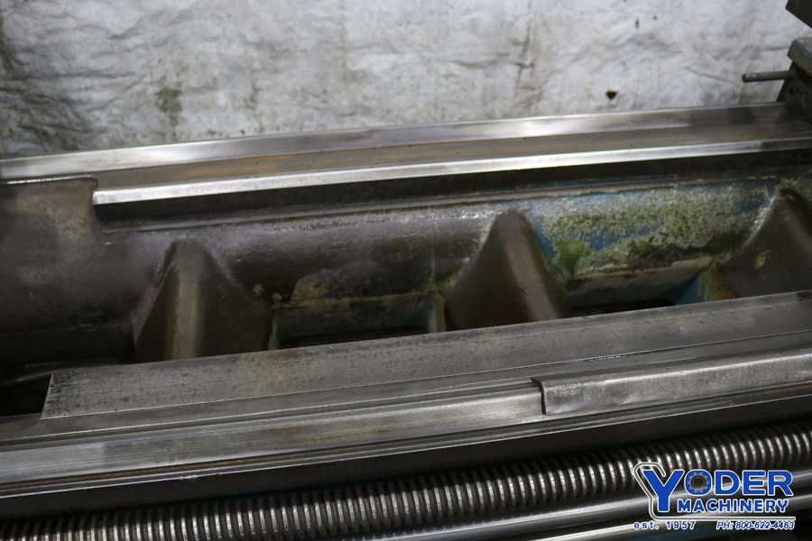 33" x 168" Hamburg #840, engine lathes, 33" swing over ways, 20" swing over cross slide, hard ways, thread - Image 9