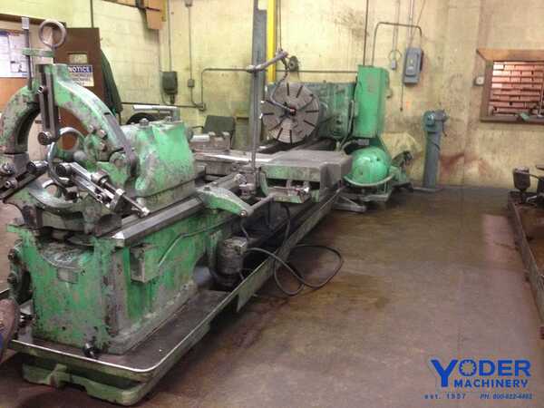 35" x 60" Sidney #LOT-300, engine lathes, 35" swing over ways, 20" swing over cross slide, 28" 4 jaw chuck - Image 7