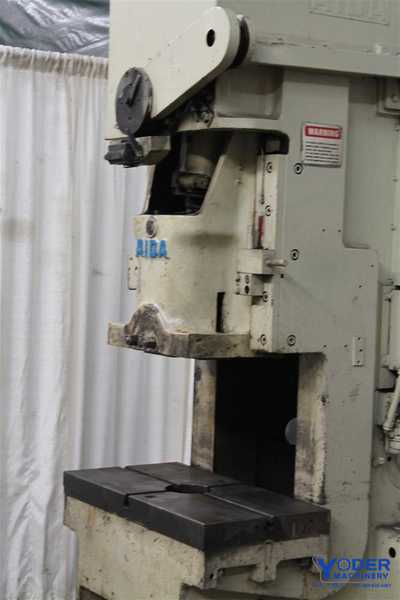 55 Ton, Aida #PC-5020, single crank gap frame press, 5.9" stroke, 70 SPM, 11.8" shut height, 2.55" - Image 6