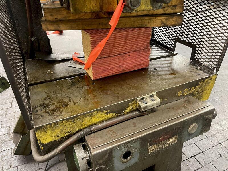 55 Ton, Heim #5G, gap frame press, 28" x 18" bed, 4" stroke, 10-1/2 shut height, 4" slide, air clutch & - Image 3