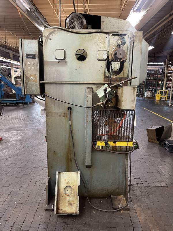 55 Ton, Heim #5G, gap frame press, 28" x 18" bed, 4" stroke, 10-1/2 shut height, 4" slide, air clutch & - Image 7