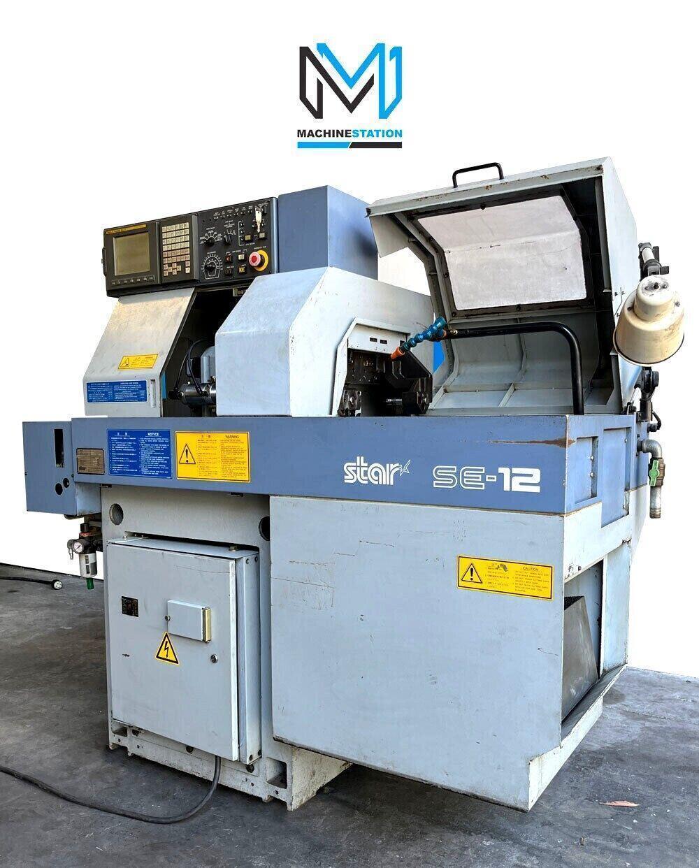 Star #SE-12, CNC swiss screw lathe, Fanuc 21i-TB, .472" diameter, 5.51" length, 2006 - Image 4