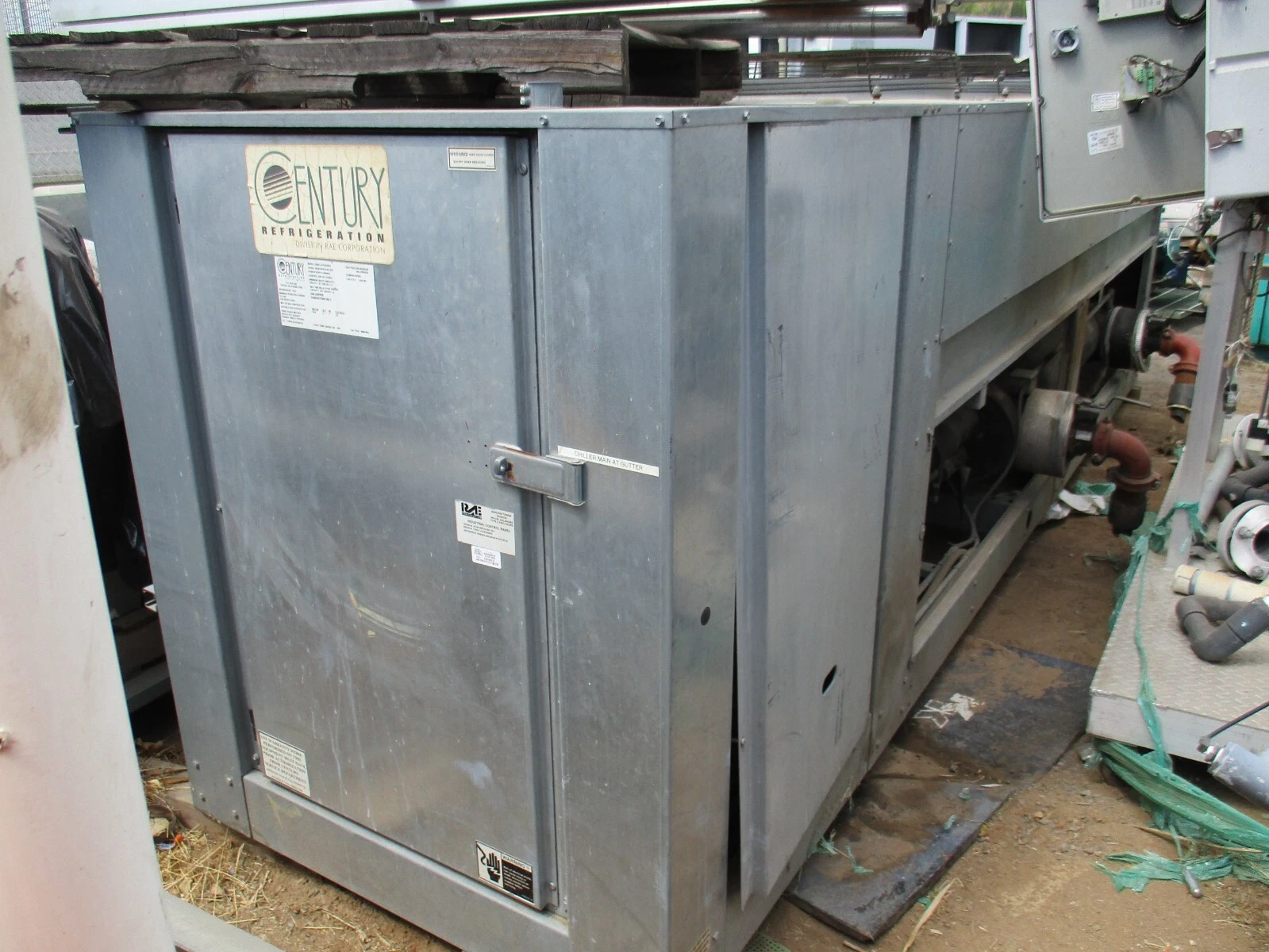 400 Ton, Century #CRWC-AC3CS40H2, chiller, air cooled, water cooled - Image 2