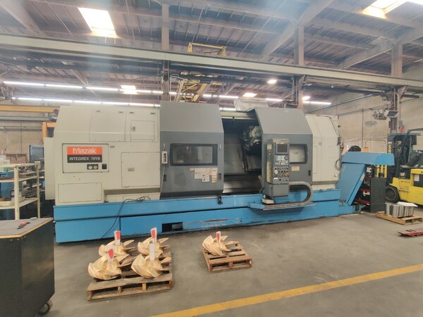 Mazak #Integrex-70YB, CNC turning center, 5-axis, 36" swing x 80" length, 5000 RPM, 3 phase, 30 chuck - Image 1
