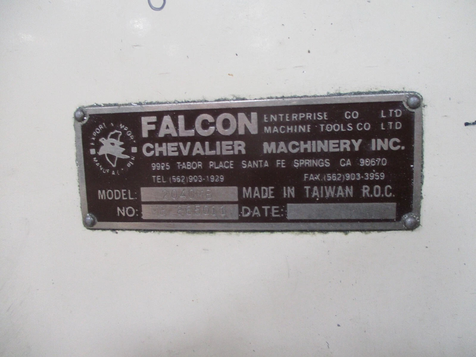Chevalier Falcon #63R, heavy duty CNC knee mill with delta dynapath control - Image 6