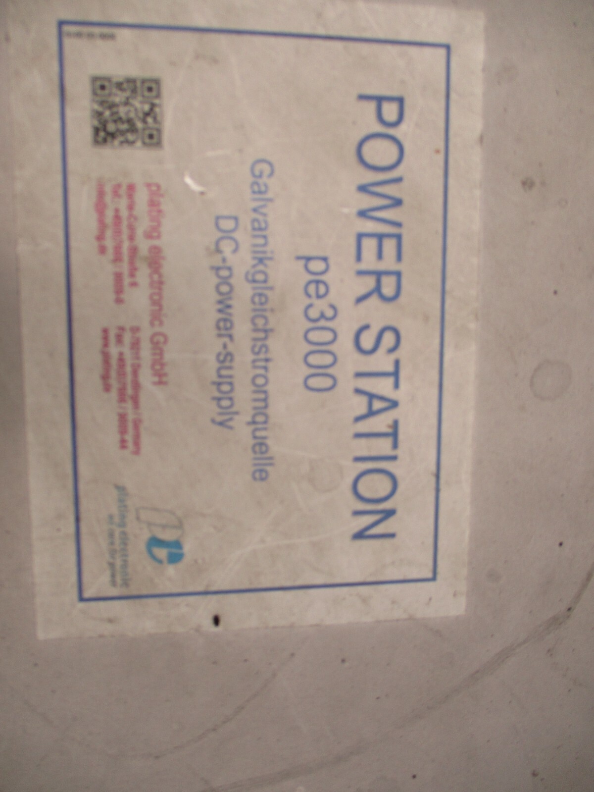 2500 Amp., 6 VDC, 480 VAC, Plating Electronic GMBH, power stations PE 3000, plating power supply - Image 6