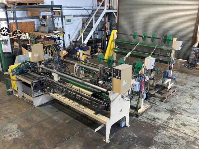 Bergandi #WWVR0511, chain link fence machine, 2", 2-1/4", 2-3/8" mesh, 6-14 gauge wire - Image 1
