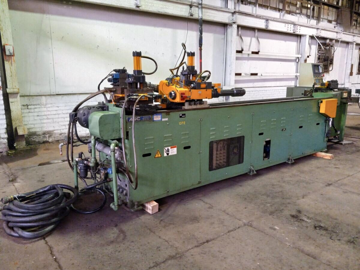 1-1/4" Miic #MC-30, CNC 2-Stack horizontal mandrel type tube bender, 3-Axis, pedestal Control - Image 2