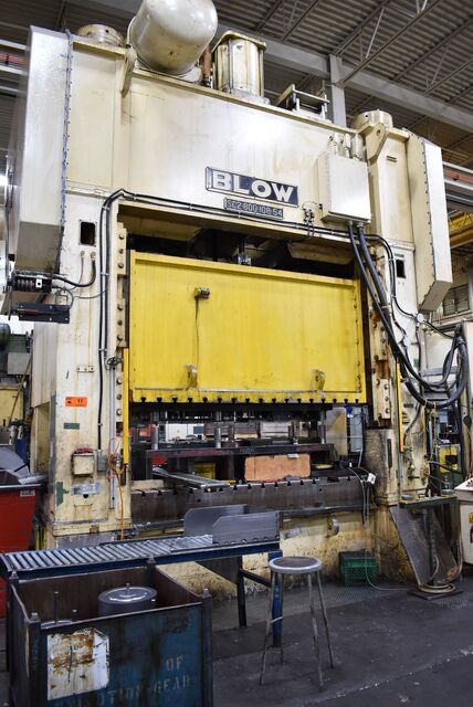800 Ton, Blow #SC2-800-108-54, 10" stroke, 32" Shut Height, 10" adj., 8-22 SPM, 108" x 54" bed, 42" window - Image 5