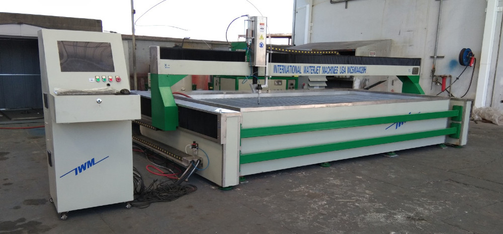 IWM Accurate #WC3WA4020H, 6' x 13' CNC waterjet cutting machine, max 60000 psi, 2021 - Image 1