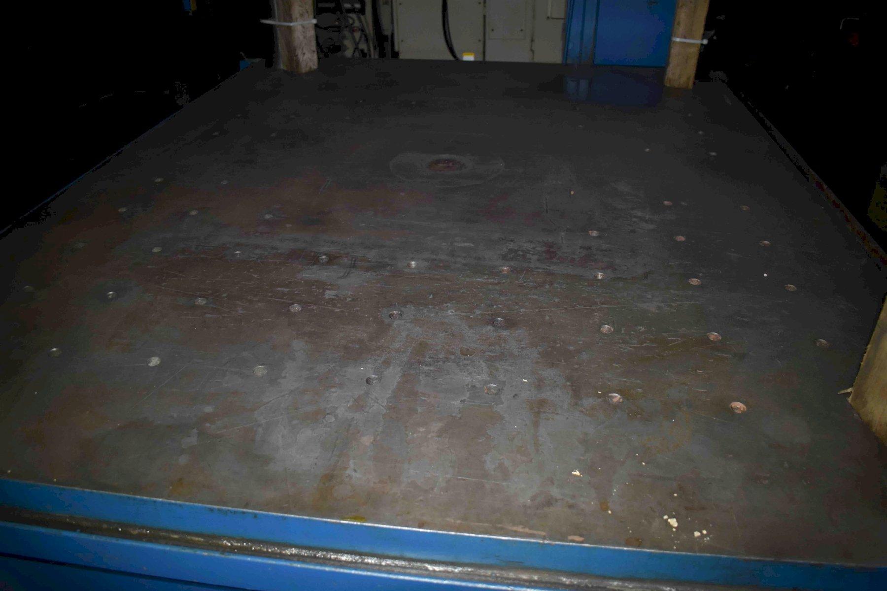 250 Ton, Hannifin, 4-post hydraulic press, 30" stroke, 35" daylight, 78" x 62" bed - Image 7