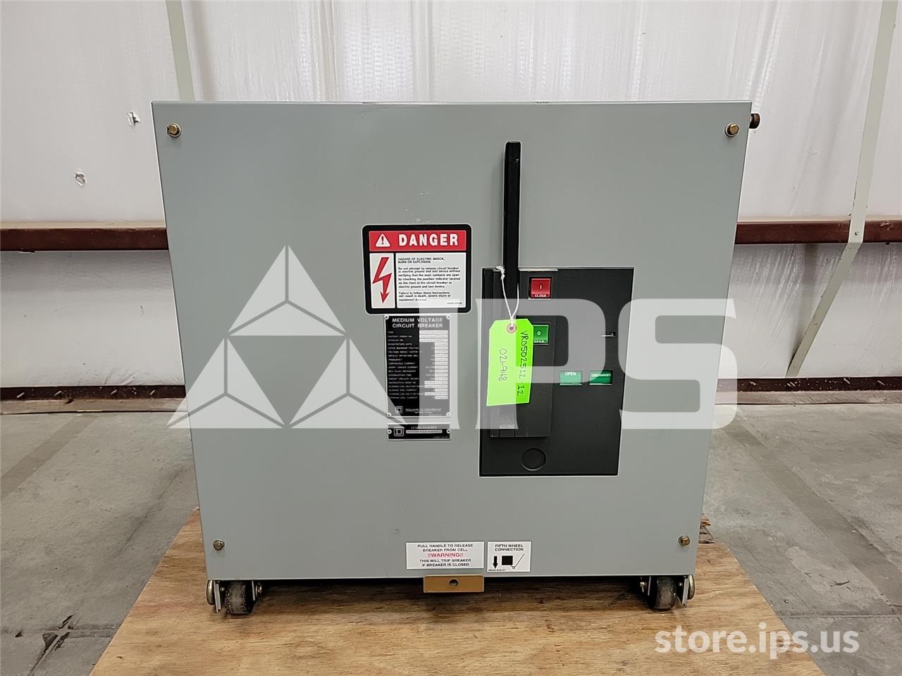 1200 Amps Square D Vad-5 Vr V5d3133yj00a 5 KV 250mv Amps 125 Volts DC Control, 29k Amps Sc - Image 1