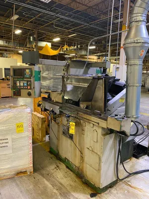 Drake #6x36, CNC 5-Axis external grinder, Fanuc 0M, pendant Control, coolant system w/paper filtration unit - Image 9