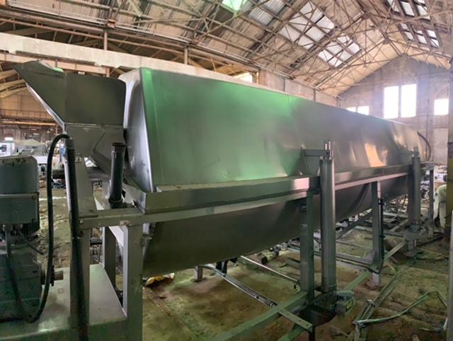 Hughes #16x48, Rotary Blancher, 304 Stainless Steel contact parts, with 48" x 187" perforated drum, 3 HP - Image 1