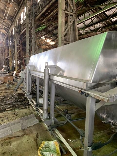 Hughes #16x48, Rotary Blancher, 304 Stainless Steel contact parts, with 48" x 187" perforated drum, 3 HP - Image 5