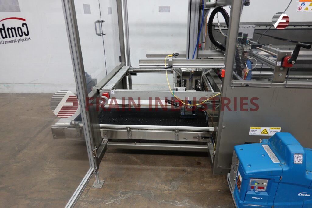 Combi America #HTF, automatic Stainless Steel tray erector hot melt sealer, max 15 trays/minute, mounted on - Image 2