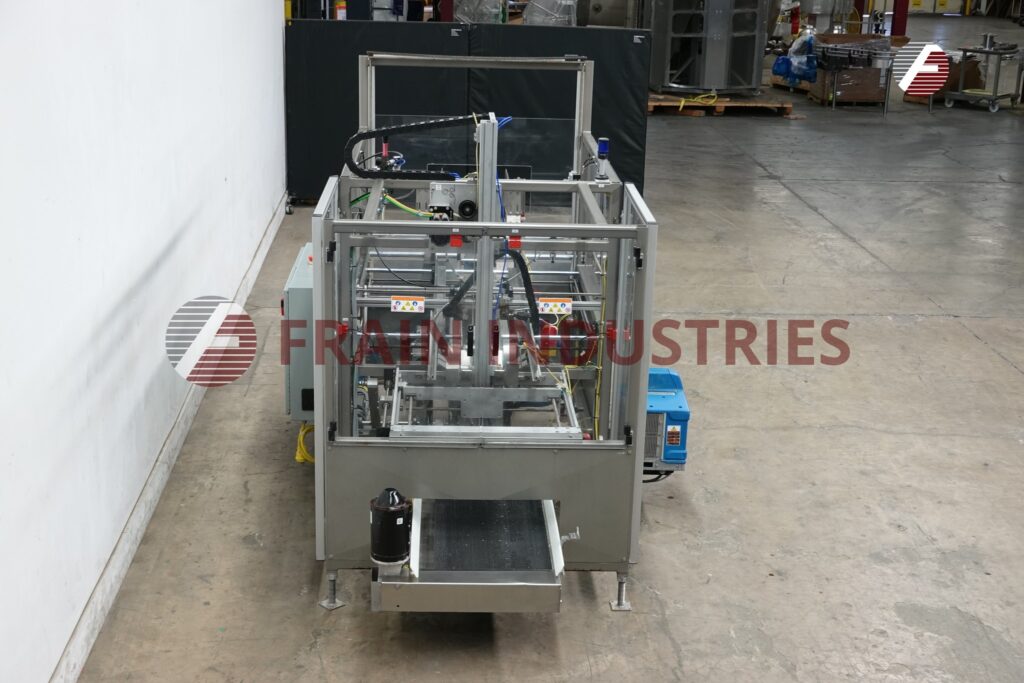 Combi America #HTF, automatic Stainless Steel tray erector hot melt sealer, max 15 trays/minute, mounted on - Image 3