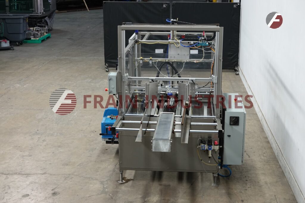 Combi America #HTF, automatic Stainless Steel tray erector hot melt sealer, max 15 trays/minute, mounted on - Image 4