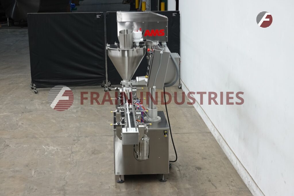 AMS Filling Systems #A400, single head auger filler, 4-40 containers/minute, mounted on platform style base - Image 3