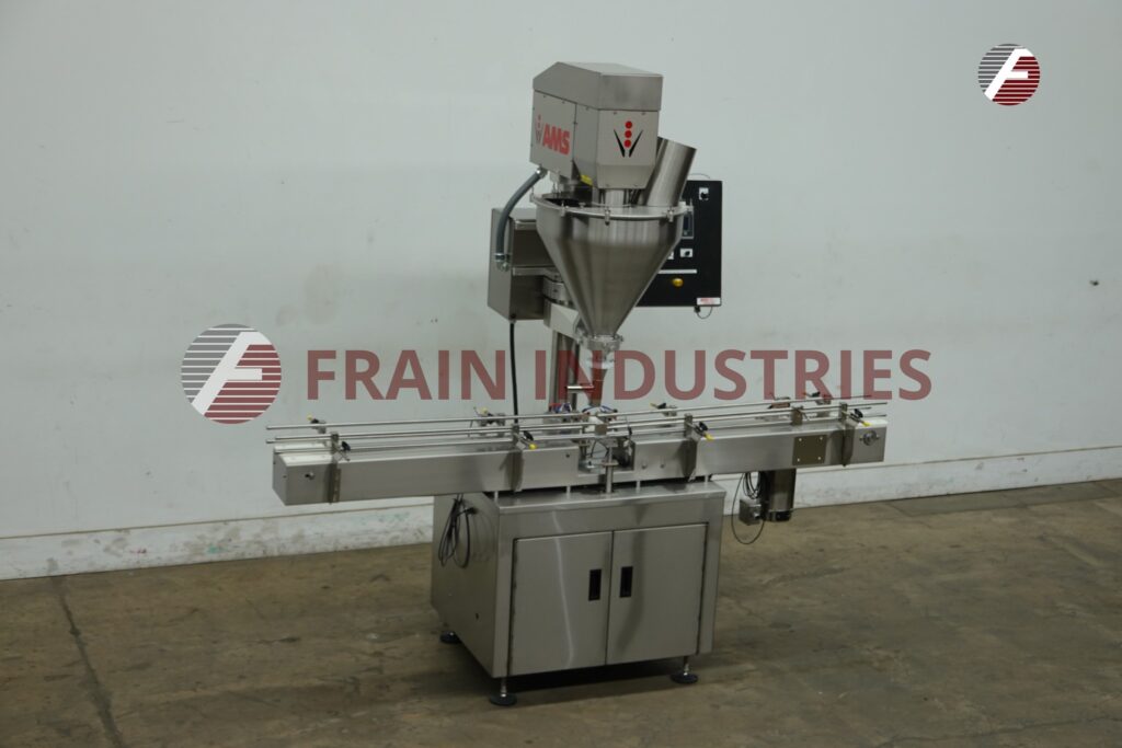 AMS Filling Systems #A400, single head auger filler, 4-40 containers/minute, mounted on platform style base - Image 5
