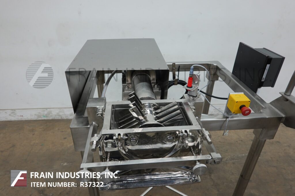 Fitzpatrick #D6A, 316 Stainless Steel comminutor mill, 16 fixed knife / impact blades, 5 HP, mounted on 4 leg - Image 2