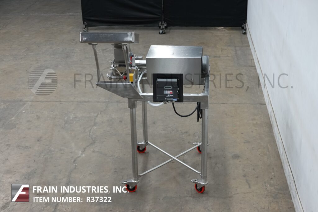 Fitzpatrick #D6A, 316 Stainless Steel comminutor mill, 16 fixed knife / impact blades, 5 HP, mounted on 4 leg - Image 4