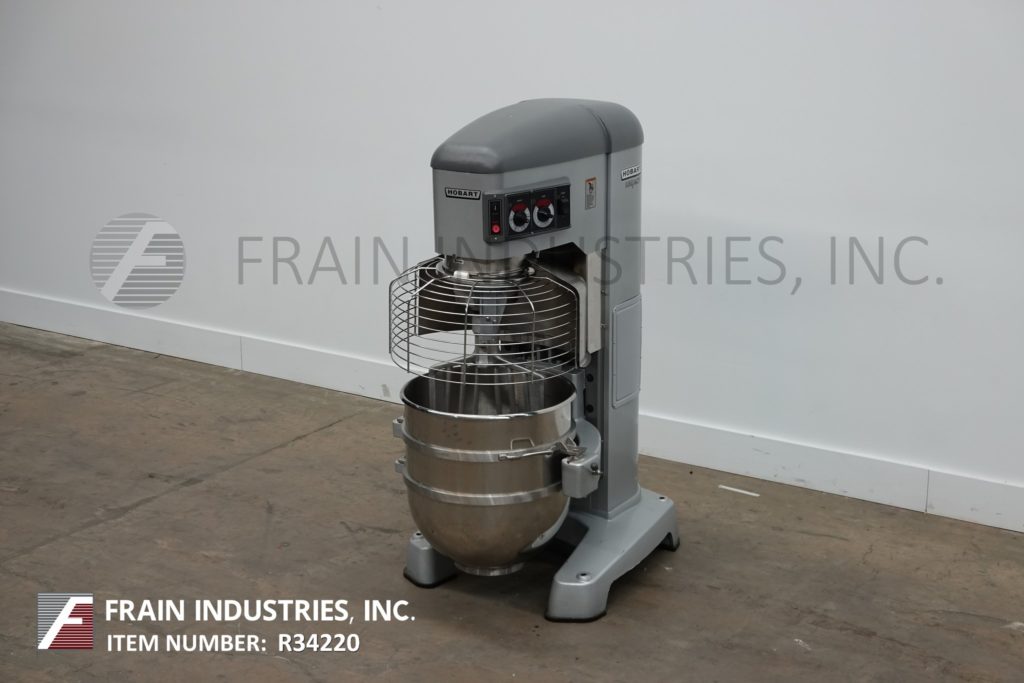 Hobart #HL1400, mixer paste cake, 140 qt max capacity, Stainless Steel contact parts, 4 speed controls, 5 HP - Image 1