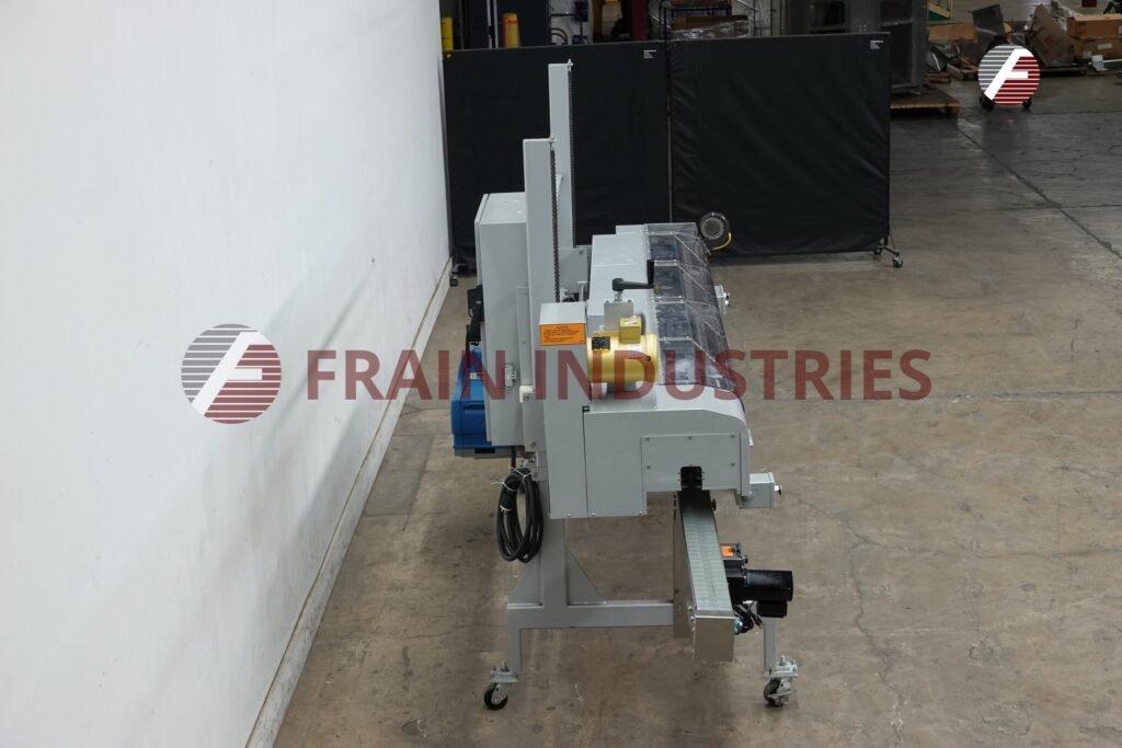 Doboy #GS1000S, high speed, mount over conveyor, double fold, hot melt glue, bag sealer, 100 FPM, mounted on - Image 3