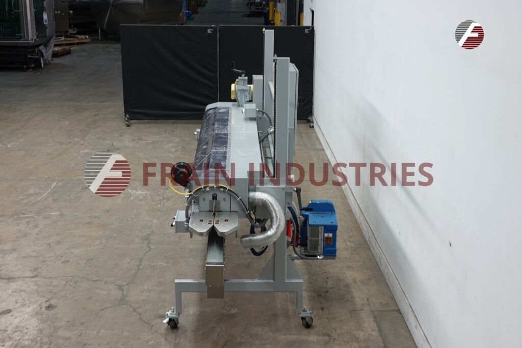 Doboy #GS1000S, high speed, mount over conveyor, double fold, hot melt glue, bag sealer, 100 FPM, mounted on - Image 4